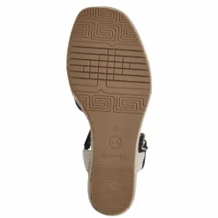 Højhælede Wedge Sandaler, Navy, 41