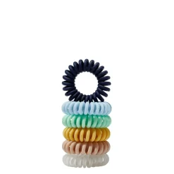 Hold On Tight Hair Rings 6-Pack, Blue/Green