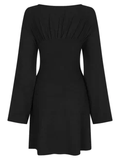 Holla Knit Kjole, Black, 42