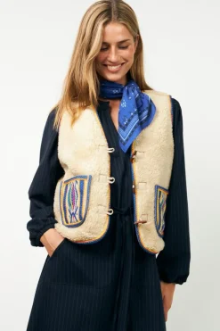 HugoLL Teddy Vest, Blue, XL