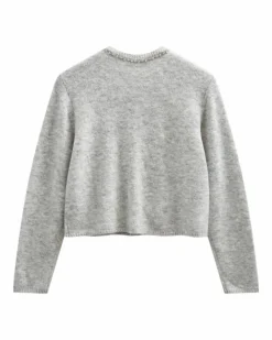 Ibra Cardigan, Light Grey Melange, L