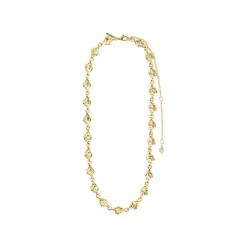 Inaya Recycled Halskæde, Gold Plated, 38 cm