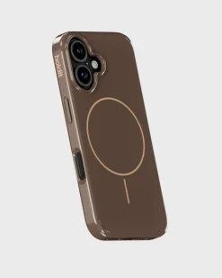 Iphone 16 Mono Case Cover, Chocolate/Beige