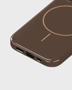 Iphone 16 Mono Case Cover, Chocolate/Beige