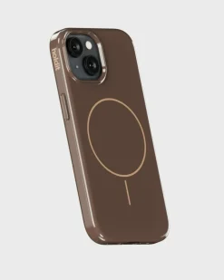 Iphone 15/14/13 Mono Case Cover, Chocolate/Beige