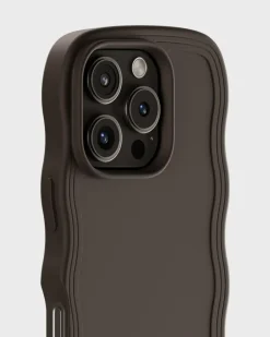 Iphone 16 Pro Max Wavy Cover, Chocolate