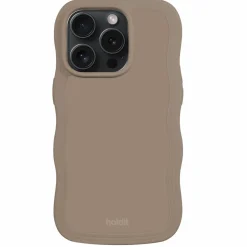 Iphone 15 Pro Max Wavy Cover, Mocha Brown