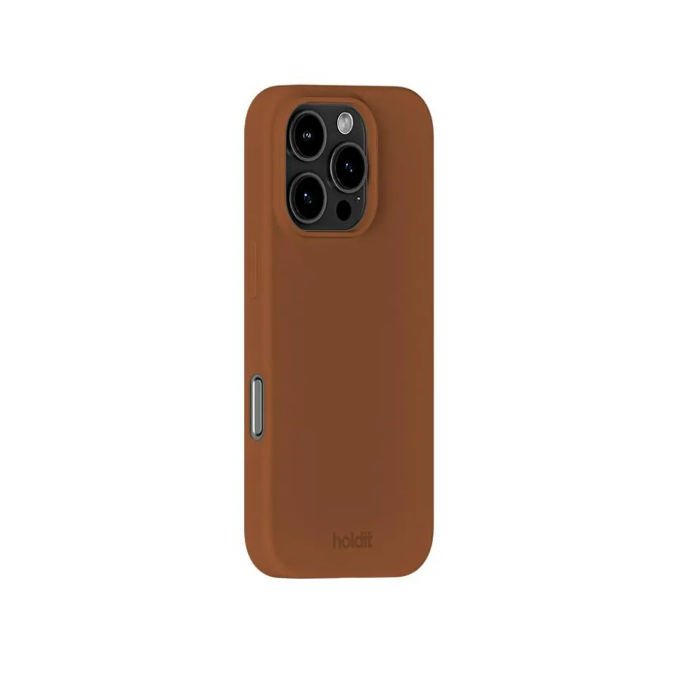 Iphone 16 Pro Silikone Cover, Almond Brown