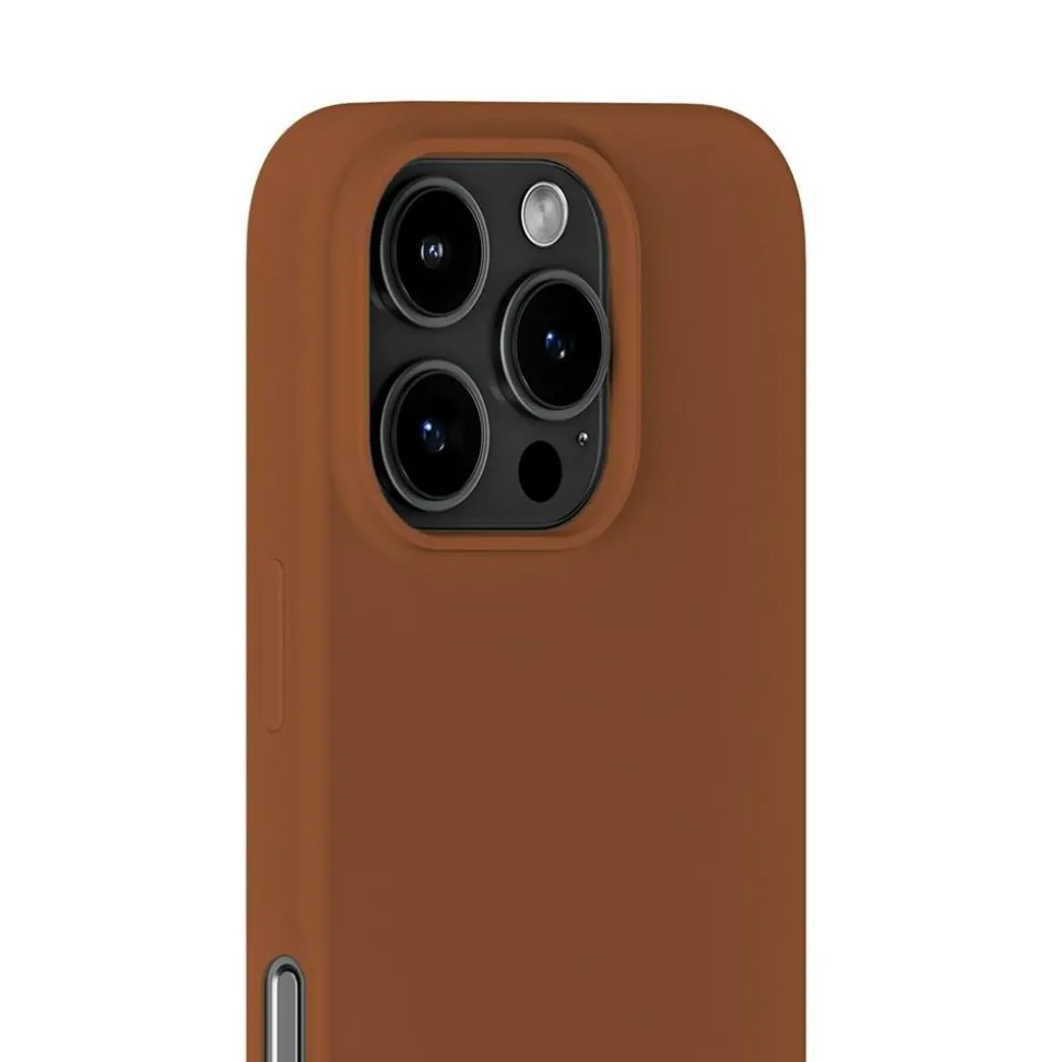 Iphone 16 Pro Silikone Cover, Almond Brown