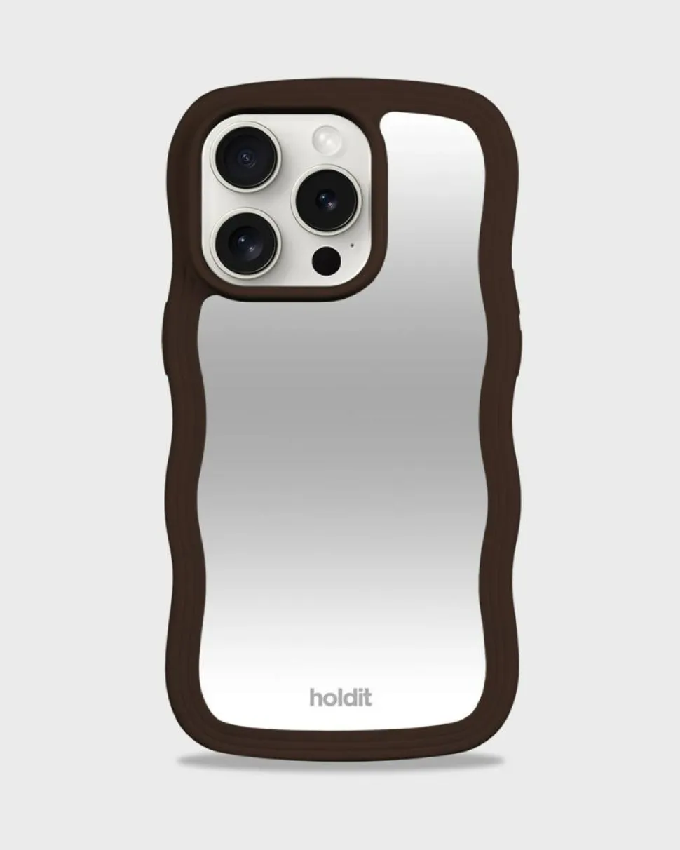 Iphone 12/12 Pro Wavy Cover, Chocolate/Mirror