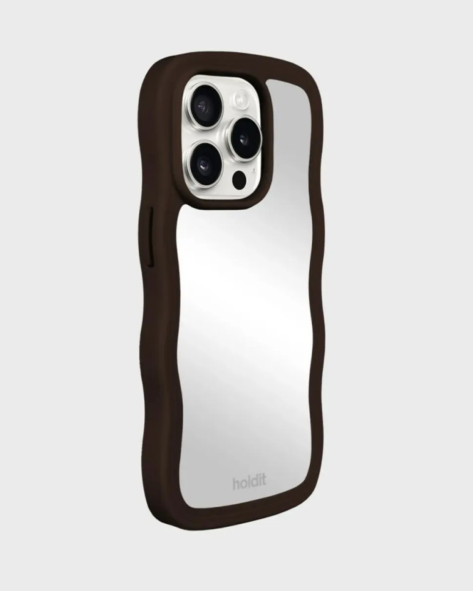 Iphone 12/12 Pro Wavy Cover, Chocolate/Mirror