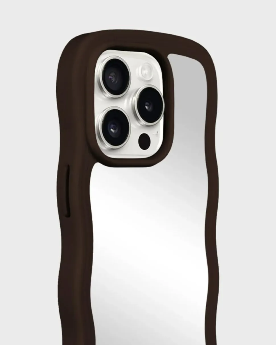 Iphone 12/12 Pro Wavy Cover, Chocolate/Mirror