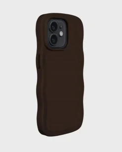 Iphone 12/12 Pro Wavy Cover, Chocolate