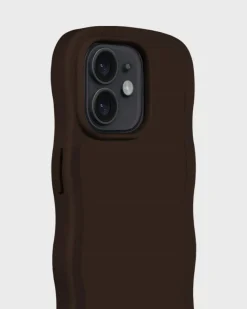 Iphone 12/12 Pro Wavy Cover, Chocolate