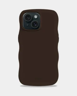 Iphone 15/14/13 Wavy Cover, Chocolate