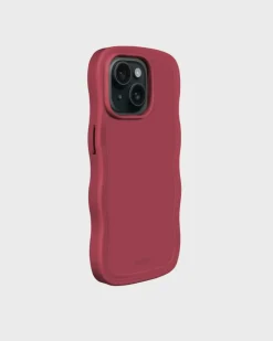 Iphone 15/14/13 Wavy Cover, Red Velvet