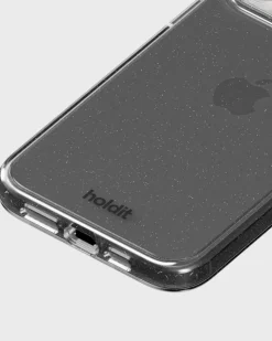 Iphone 15Pro Glitter Cover, Black