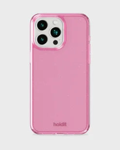 Iphone 15Pro Glitter Cover, Pink