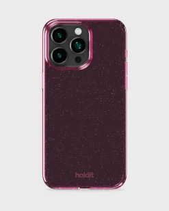 Iphone 15Pro Glitter Cover, Pink