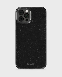 Iphone 12/12Pro Glitter Cover, Black
