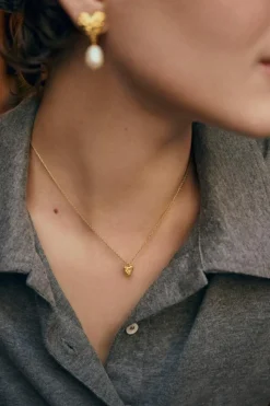 Ira Halskæde, Gold Plated, 40 cm