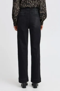 Ireloi Jeans, Black Washed Denim, 36