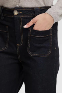 Ireloi Jeans, Dark Blue Denim, 32