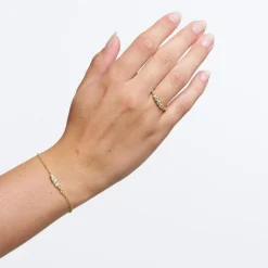 Iris Armbånd, Gold Plated, 17 cm