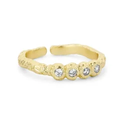 Iris Ring, Gold Plated