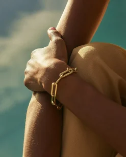 Ivy Maxi Armbånd, Gold, 17 cm