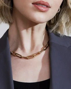 Ivy Maxi Halskæde, Gold, 45 cm