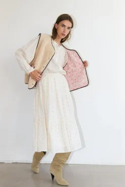 JaceLL Love Vest, Beige, M