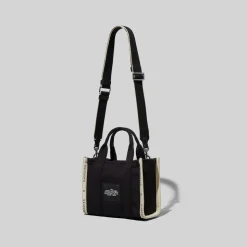 Jacquard Tote Bag, Sort