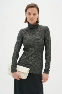 JafarIW Strikbluse, Silver Ombre, XL