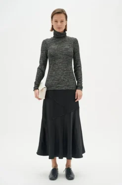 JafarIW Strikbluse, Silver Ombre, XL