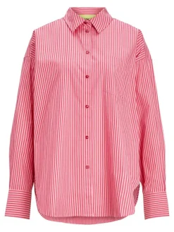Jamie Skjorte, Cerise Stripe, M