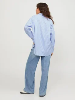 Jamie Skjorte, Navy Blazer Stripes, XL