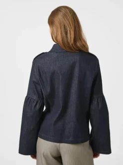 Jaynor Denim Jakke, Dark Blue, 38