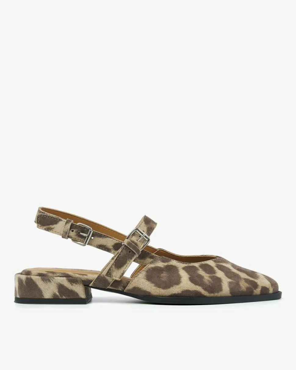 Jazz Valerie Slingback Sko, Brown, 41