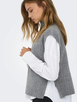 Jeanett Life Vest, Medium Grey Melange, M