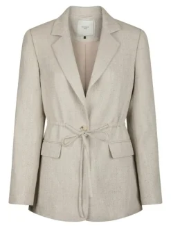 Jemmie Boucle Blazer, Natural, 36