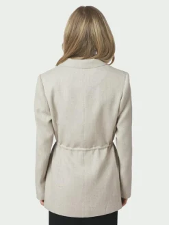 Jemmie Boucle Blazer, Natural, 36