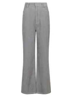 Jena Corduroy Bukser, Light Grey, 38