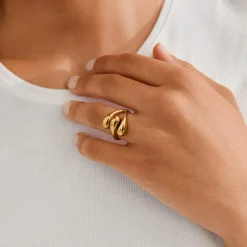 Jennings Ring, Gold Plated