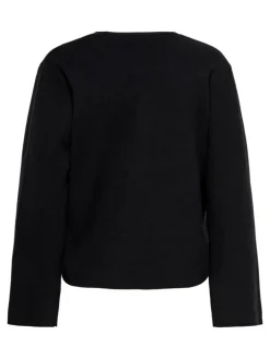 Jing One Button Cardigan, Black, XL