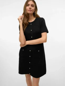 Johanna Strikkjole, Black, M