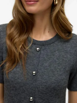 Johanna Strikkjole, Medium Grey Melange, L