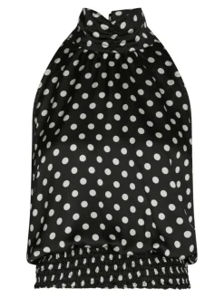 Jos Dot Top, Black, 38