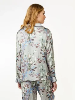 Josephine Pyjamasskjorte, Opal Gray, XXL
