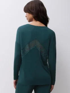 Josie Langærmet Bluse, Eden Green, 42